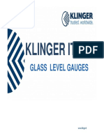 Peilglas Level Gauge Reflex Transparant Bicolour