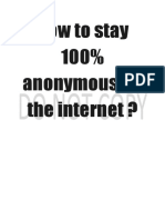 How to stay 100% anonymous in Internet.pdf