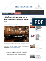 « L’influence française sur le droit international » par Serge Sur – (1).pdf