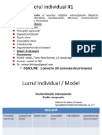 Lucrul Individual TRI