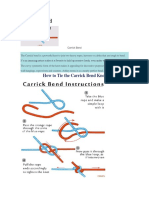 Carrick Bend Knot