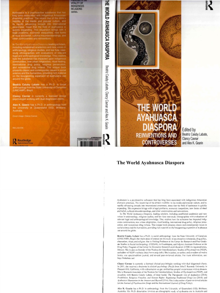 The World Ayahuasca Diaspora Reinvention Pdf Ayahuasca Psychoactive Drugs