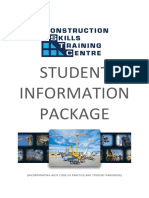 Student Information Package Guide