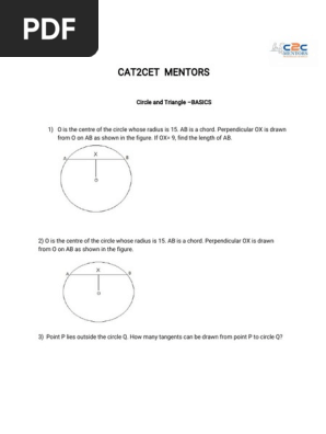Circles Basic Questions