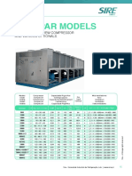 Technical specifications of ECOSPAR water chillers