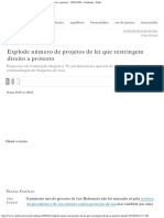 Explode número de projetos de lei que restringem direito a protesto - 10012020