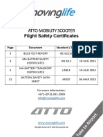 ATTO Battery Flight Safety Certificates