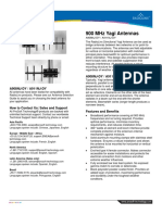 900+MHz Yagi Antennas Datasheet