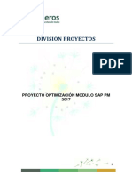 Conceptualizacion Proyecto Optimizacion Sap PM Version