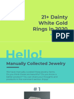 21+ Dainty White Gold Rings in 2020