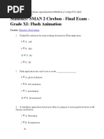 SMAN 2 Cirebon - Final Exam Grade XI (Flash Animation)