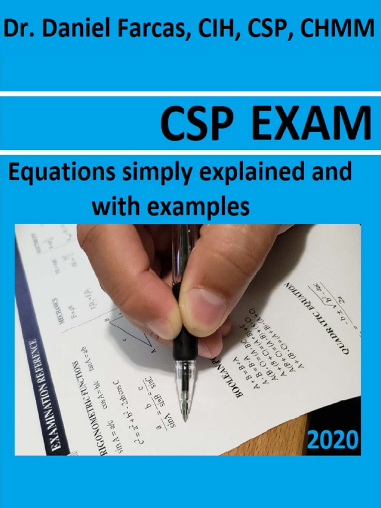 CSP Exam Equation Fully Explained DEMO | PDF | Pressure | Physical ...