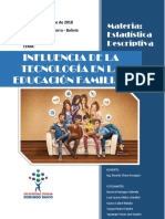INFLUENCIA DE LA TECNOLOGIA EN LA EDUCACION FAMILIAR - ESTADISTICA DESCRIPTIVA.docx