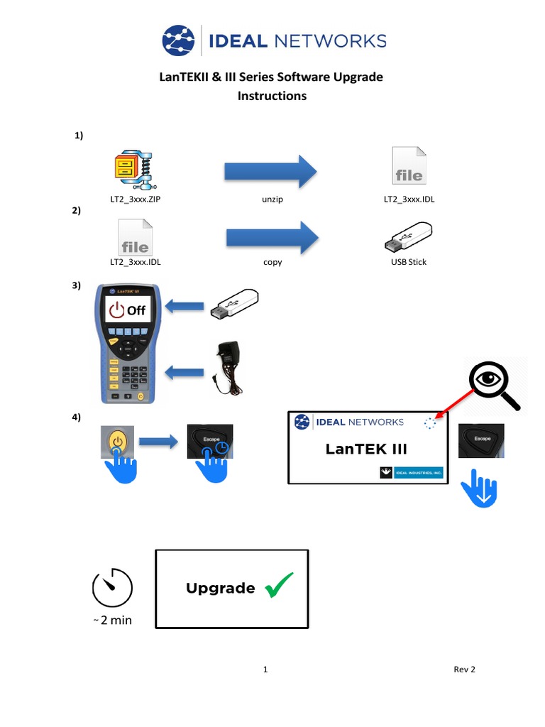 LanTEK II & III Software Upgrade Guide | PDF | Science & Mathematics ...
