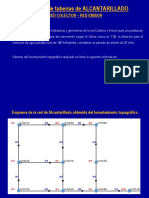 Calculo de tuberías de ALCANTARILLADO