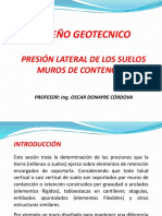 Tema Presión Lateral Diseño Muros