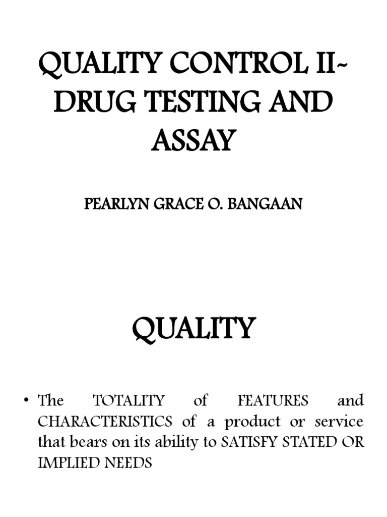 Quality Control | PDF | Environmental Monitoring | Shelf Life