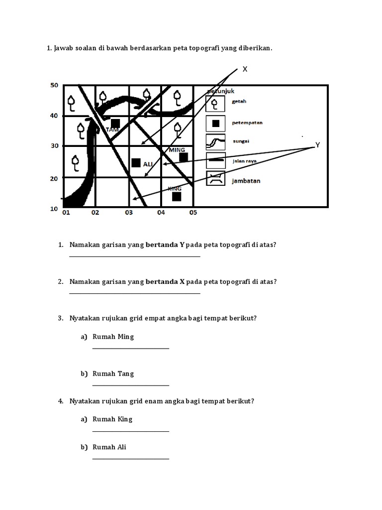 Latihan Geografi Tingkatan 2 Peta Topografi Pdf