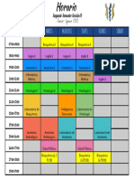 Horario 2D