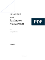 Kisi Kisi Kurikulum Pelatihan Fasilitator Masyarakat Ria