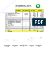 DAFTAR PERMINTAAN ALAT MEDIS