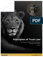Principles of Trust Law Governance Master Servant Slavery