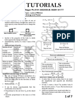 Laws of Motion Work, Energy and Power PDF