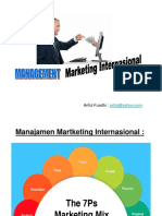Manajemen Marketing Internasional