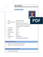 Curriculum Vitae - Muhammad Firsriyanto PDF
