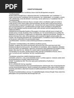 Constitutionalism