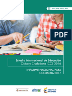 Informe nacional estudio internacional de educacion civica y ciudadana iccs 2016