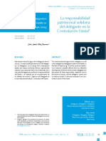 (Administrativo) Carlos Andrés Téllez Roncancio - La Responsabilidad Patrimonial Solidaria Del Delegante en La Contratación Estatal