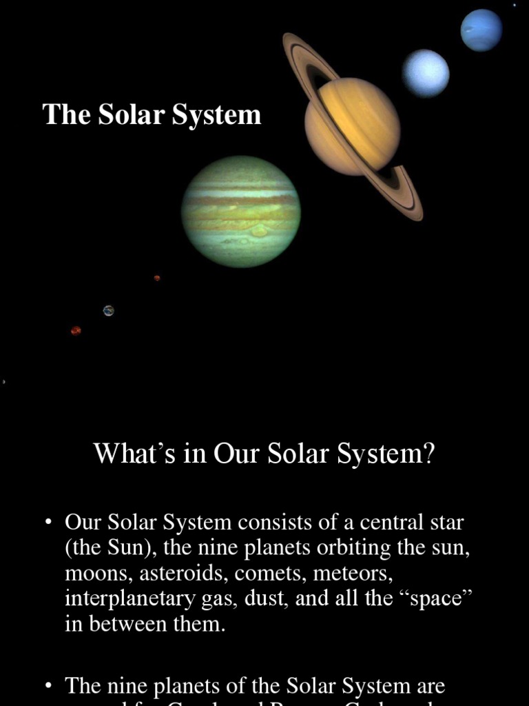 Overview of the Solar System Planets | PDF | Solar System | Planets