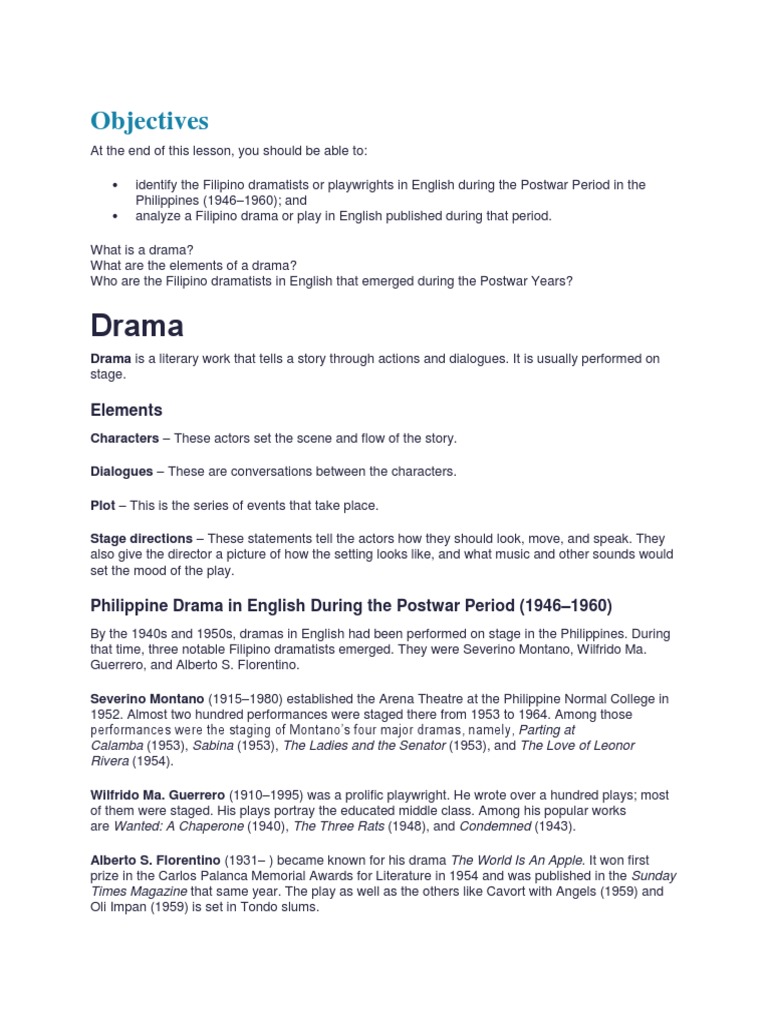 Drama Pdf Creative Nonfiction Narrative