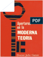 Ganzo Julio - Aperturas en La Moderna Teoria, 1965-OCR, X, 212p