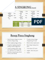 Pizza Singkong