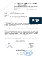 Surat Pengantar Proposal Pengadaan Mobil Ambulance Masjid Assalam (Ybm PLN Pusat