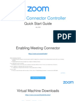 Getting Started Guide For Zoom Meeting Connector - Controller