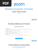 Getting Started Guide For Zoom Meeting Connector - Controller