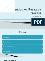 Quantitative Research Process