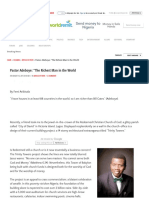 Adeboye - Richest Man in The World - Aug 2015 PDF