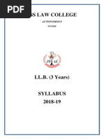 LLB3-Years-Syllabus Jss For Reference