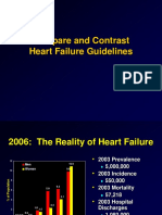 Compare and Contrast HFSA AHA Guidelines