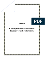 Conceptual Framework of Federalism