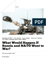 What Would Happen If Russia and NATO Went To War