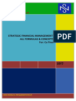 CA Final SFM Formulas Concepts of All Chapters