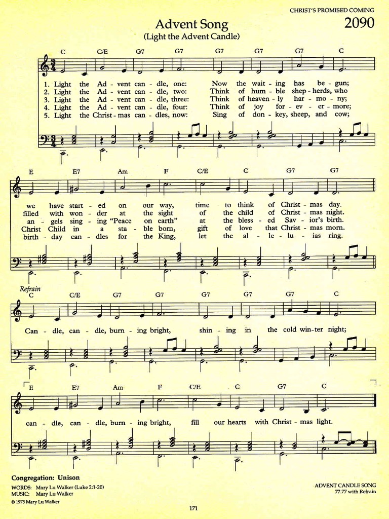 Songs for advent discount