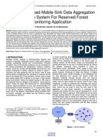 Ant Swarm Based Mobile Sink Data Aggregation With Token System For Reserved Forest Monitoring Application