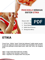 Pancasila sebagai sistem etika