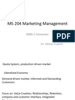 MS 204 Marketing Management For Students